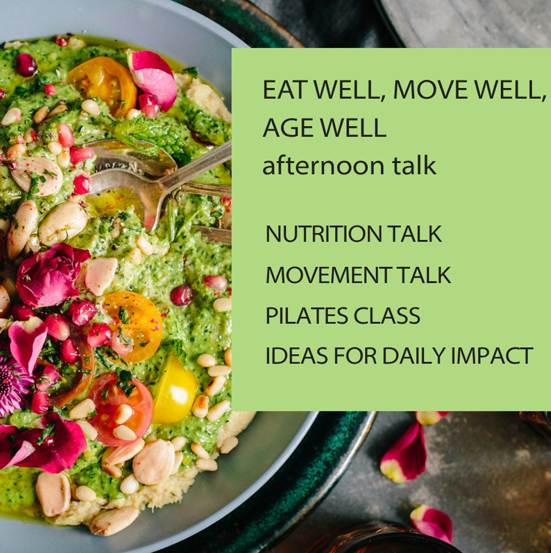 pilates eat well afternoon